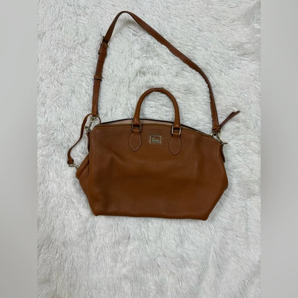 Dooney & Bourke Tan Leather Satchel